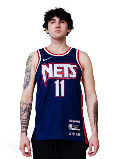 Dres Nike Dri-Fit Kyrie Irving Brooklyn Nets City Edition NBA Swingman Jersey Mornarica | DB4018-400