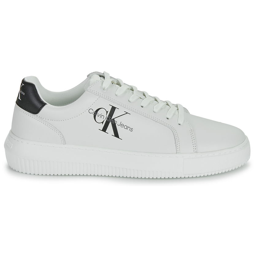 Superge in čevlji CALVIN KLEIN Shoes (Trainers) Jeans CHUNKY CUPSOLE MONO LTH Bela | YM0YM00681-0LD