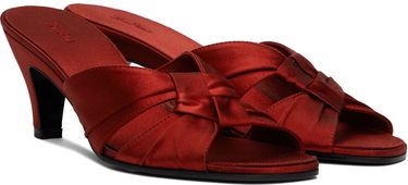 Nega čevljev The Row The Row Soft Knot Heeled Mules Rdeča | F1499-W326, 3