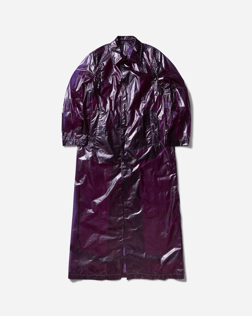 Trenčkot Dries Van Noten Loose Fit Mac Lila | 251-020214-1258 401