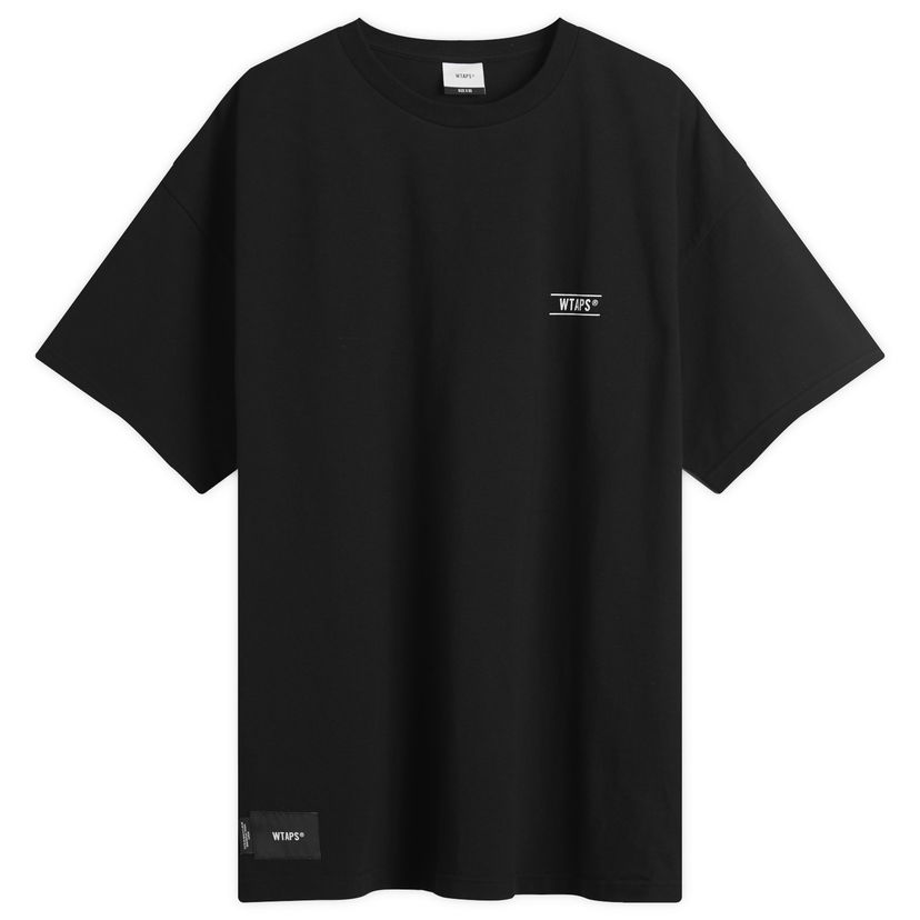 Majica WTAPS Containing 02 Crewneck Short Sleeve T-Shirt Črna | 251ATDT-STM10S-BLK