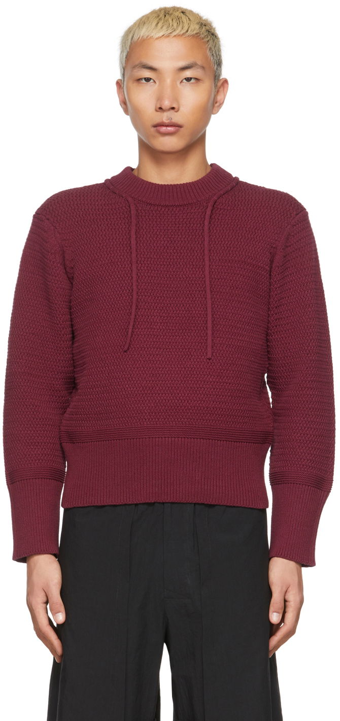 Pleteni pulover Craig Green Knot Detail Knit Sweater Rdeča | CGSS22CKNJU02, 0