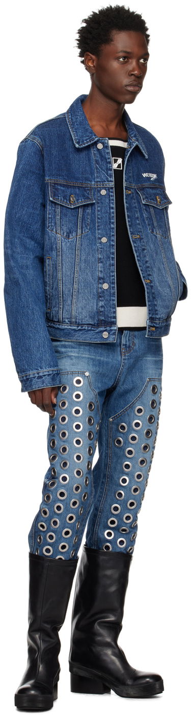 Jakna We11done We11done Faded Denim Jacket Modra | WD-DJ3-22-318-U-BL, 3