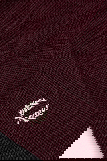 Beanie Fred Perry Fred Perry Wool Beanie Bordo | C8161, 2
