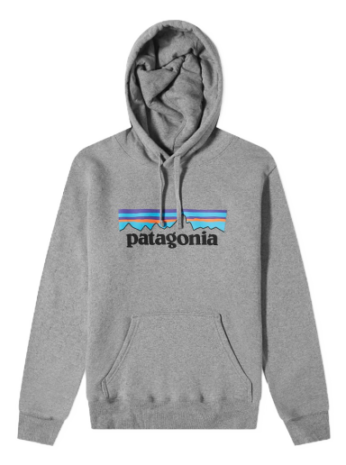 Pulover Patagonia P-6 Logo Uprisal Hoody Siva | 39622-GLH