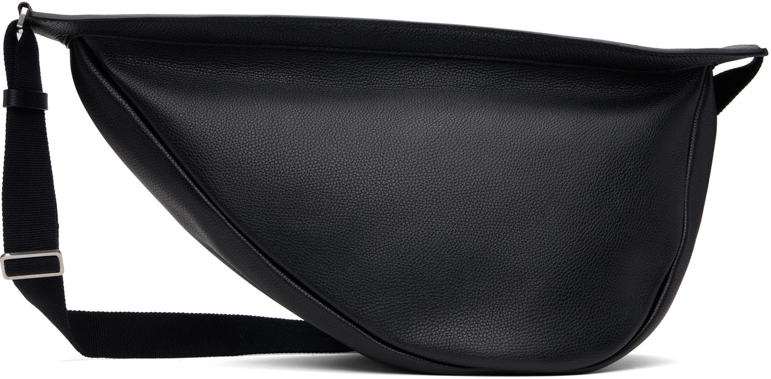 Torba za čez ramo The Row The Row Large Slouchy Banana Bag Črna | W1196M-L145, 0
