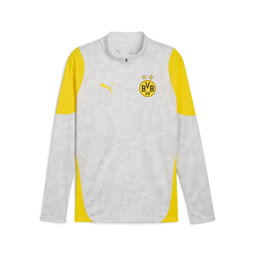 Pulover Puma Borussia Dortmund Men's Training Quarter-Zip Top Siva | 781669_18