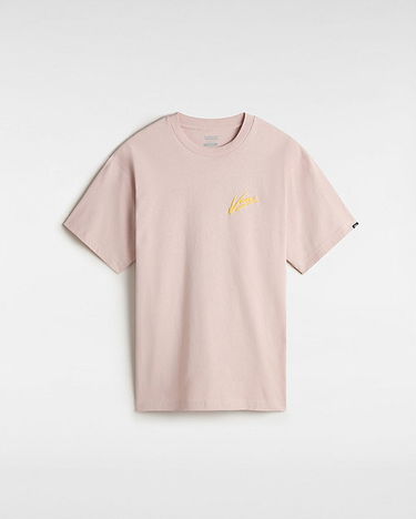 Majica Vans Vans Brush Script T-Shirt, Size L Roza | VN000K42O3N, 0