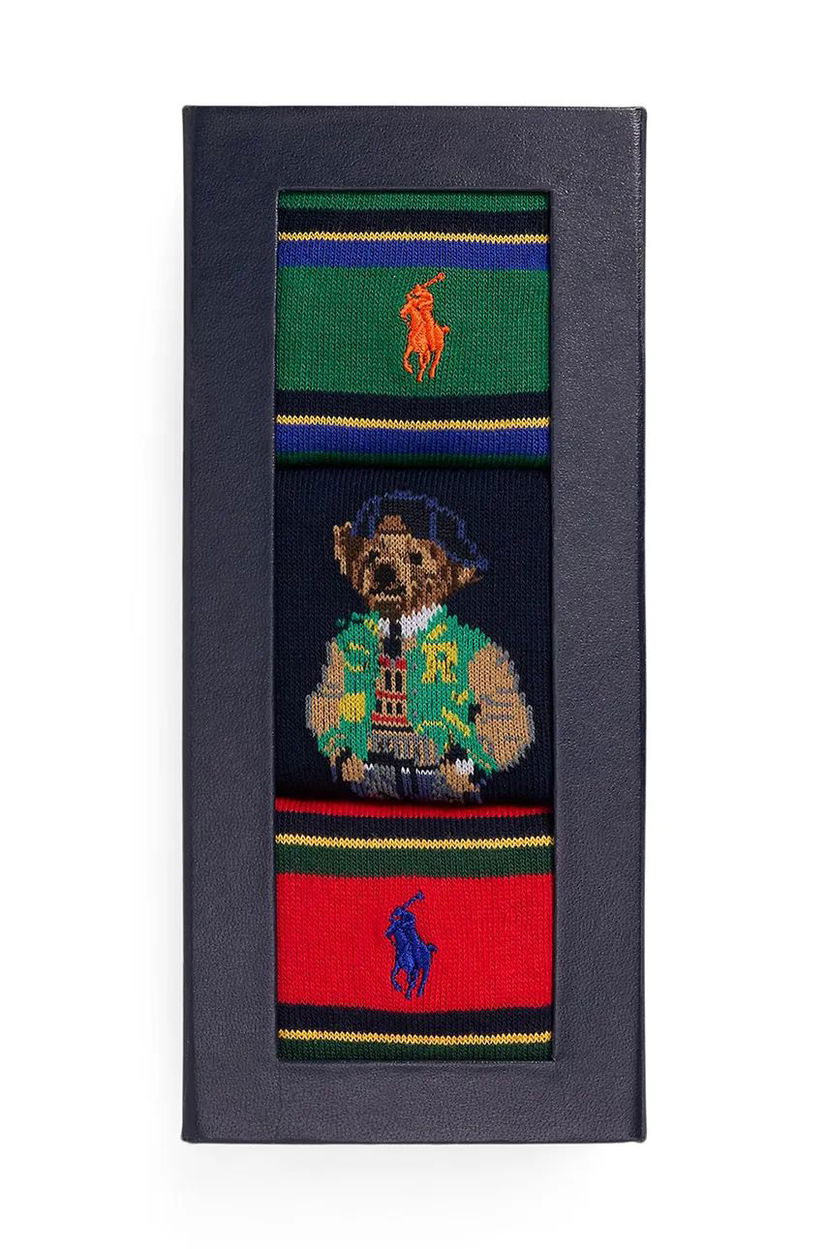 Nogavice Polo by Ralph Lauren 3 Pack Gift Boxed Socks Večbarvna | 449958860