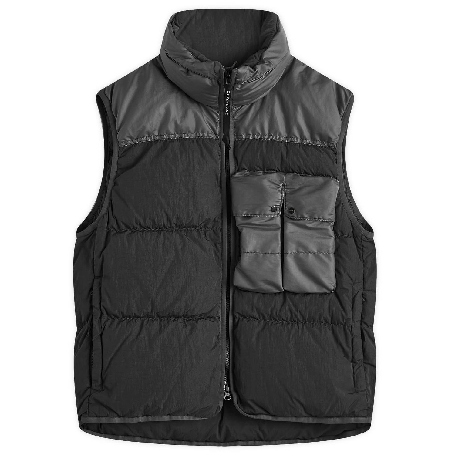 Telovnik C.P. Company Chrome-R Mixed Down Vest Črna | 17CMOW033A-006369M-999, 0