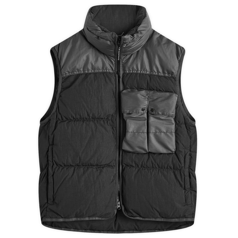 Telovnik C.P. Company Chrome-R Mixed Down Vest Črna | 17CMOW033A-006369M-999