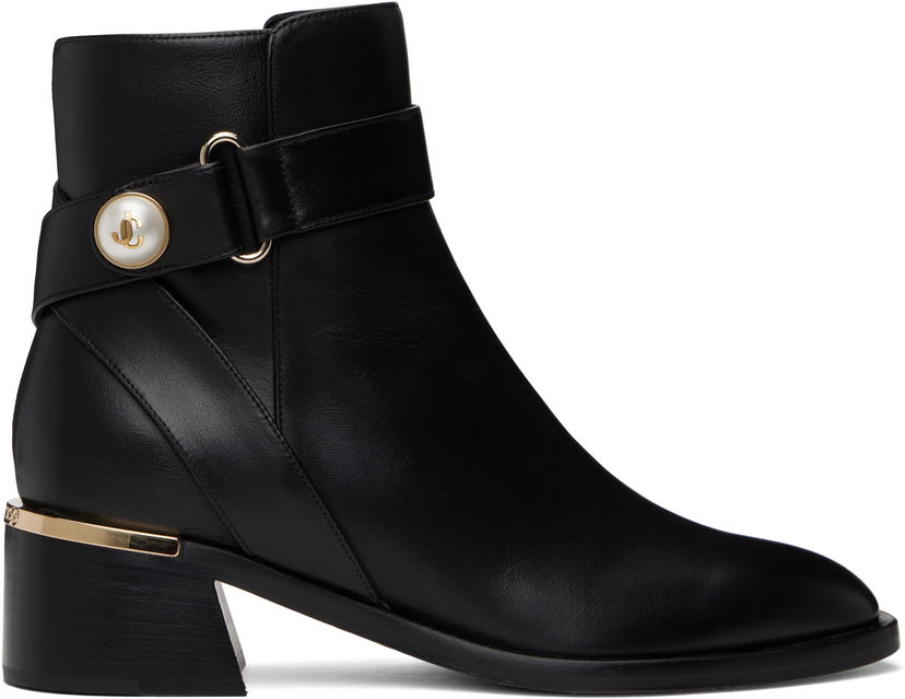 Nega čevljev Jimmy Choo Jimmy Choo Noor 45 Ankle Boots Črna | NOOR 45 SQM