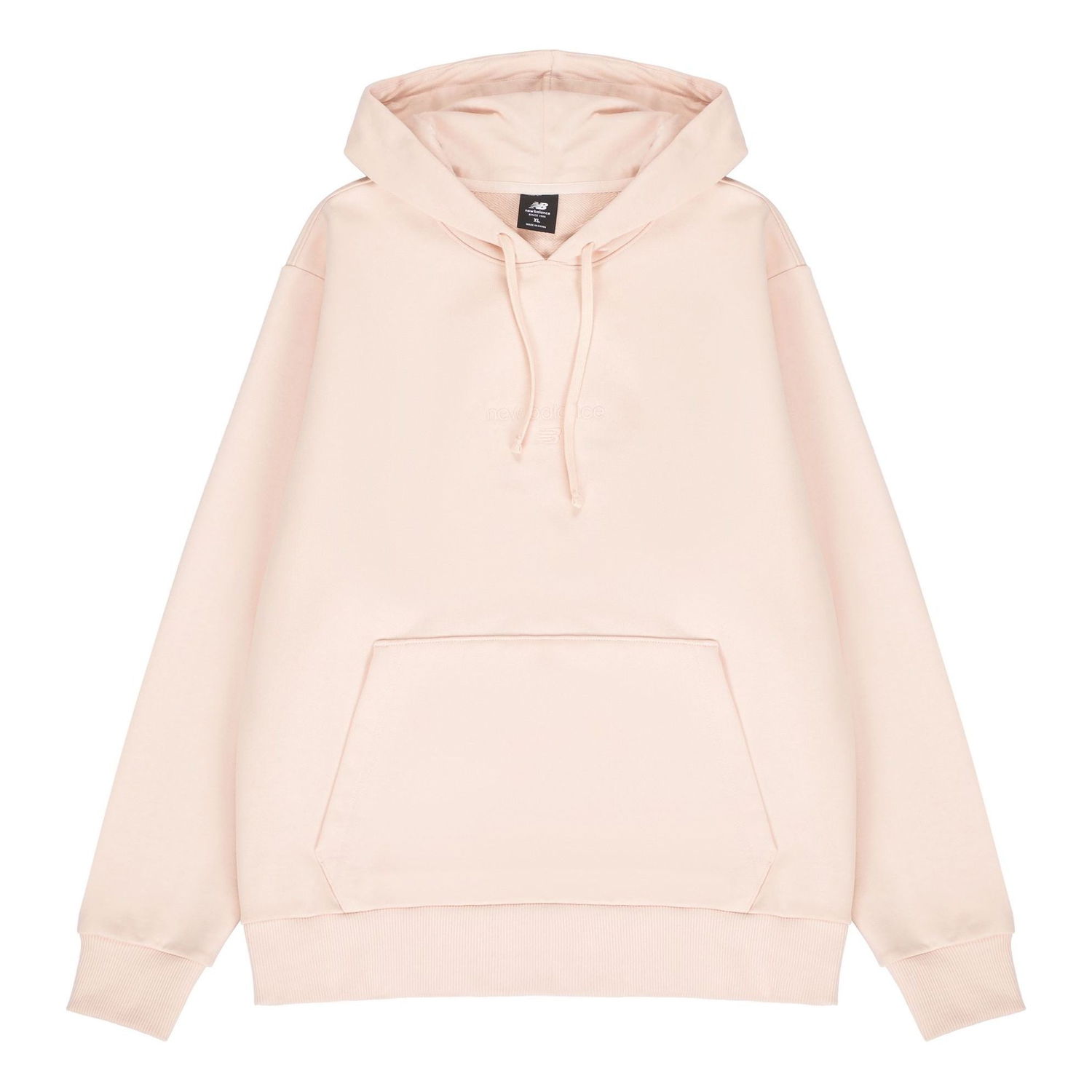 Pulover New Balance Solid Color Knit Hoodie Roza | AMT21570-VRS, 0