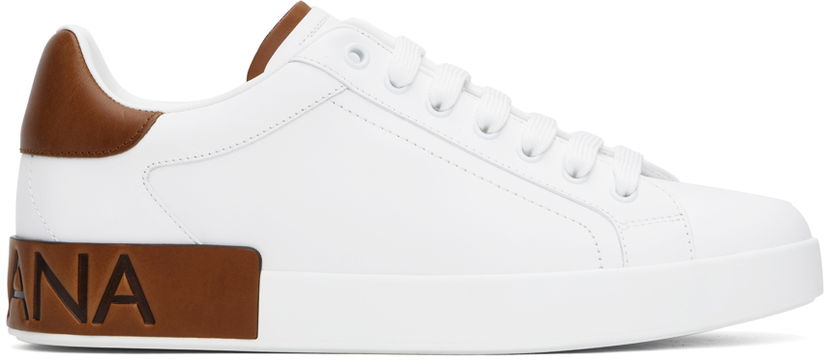 Superge in čevlji Dolce & Gabbana Dolce&Gabbana Portofino Calfskin Bela | CS2278A9U73