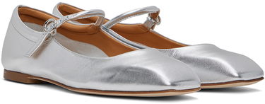 Oblačila Aeyde Aeyde Uma Ballerina Flats Kovinski | A11-FL-RAZS08FL-123-920-051, 3