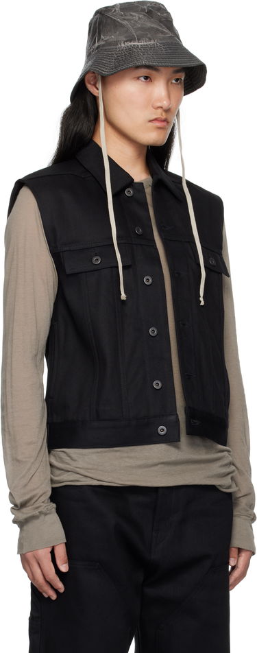 Klobuk Rick Owens Rick Owens DRKSHDW Hollywood Gilligan Bucket Hat Črna | DA01E3479 PF, 3