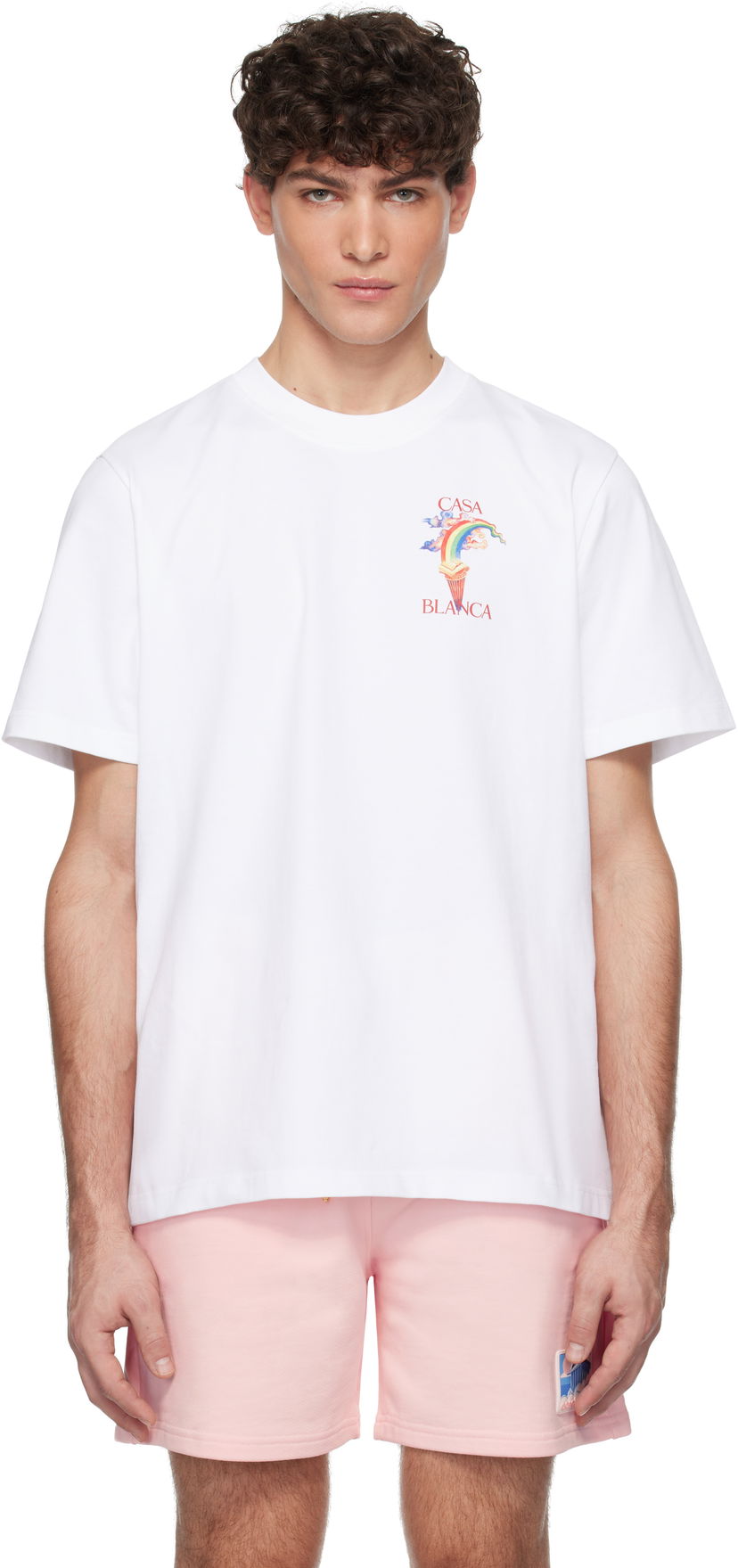 Majica Casablanca Nature Teacher Graphic Print T-Shirt Bela | MPS25-JTS-001-03