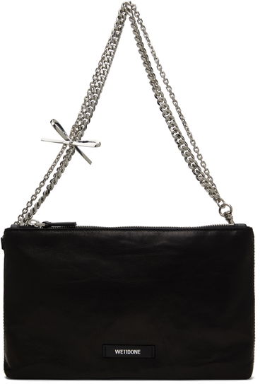 Torba za čez ramo We11done We11done Ribbon Chain Shoulder Bag Črna | WD-AB0-25-480-U-BK, 0