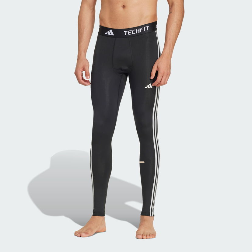 Pajkice adidas Performance Techfit Compression Training 3-Stripes Long Črna | IN5587