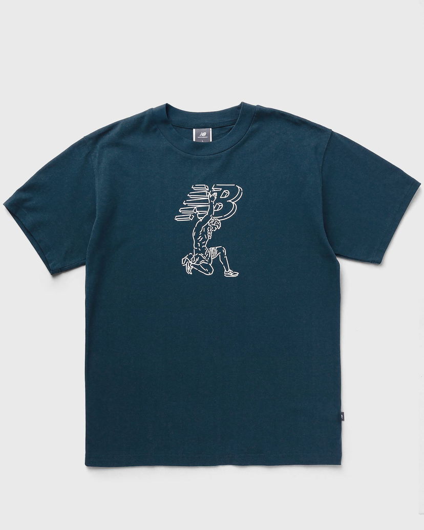 Majica New Balance Debut Statue Graphic T-Shirt Mornarica | MT51978-DOE