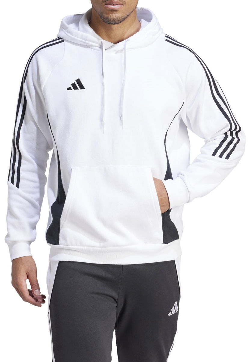 Pulover adidas Performance TIRO24 SWHOOD Bela | ir7547