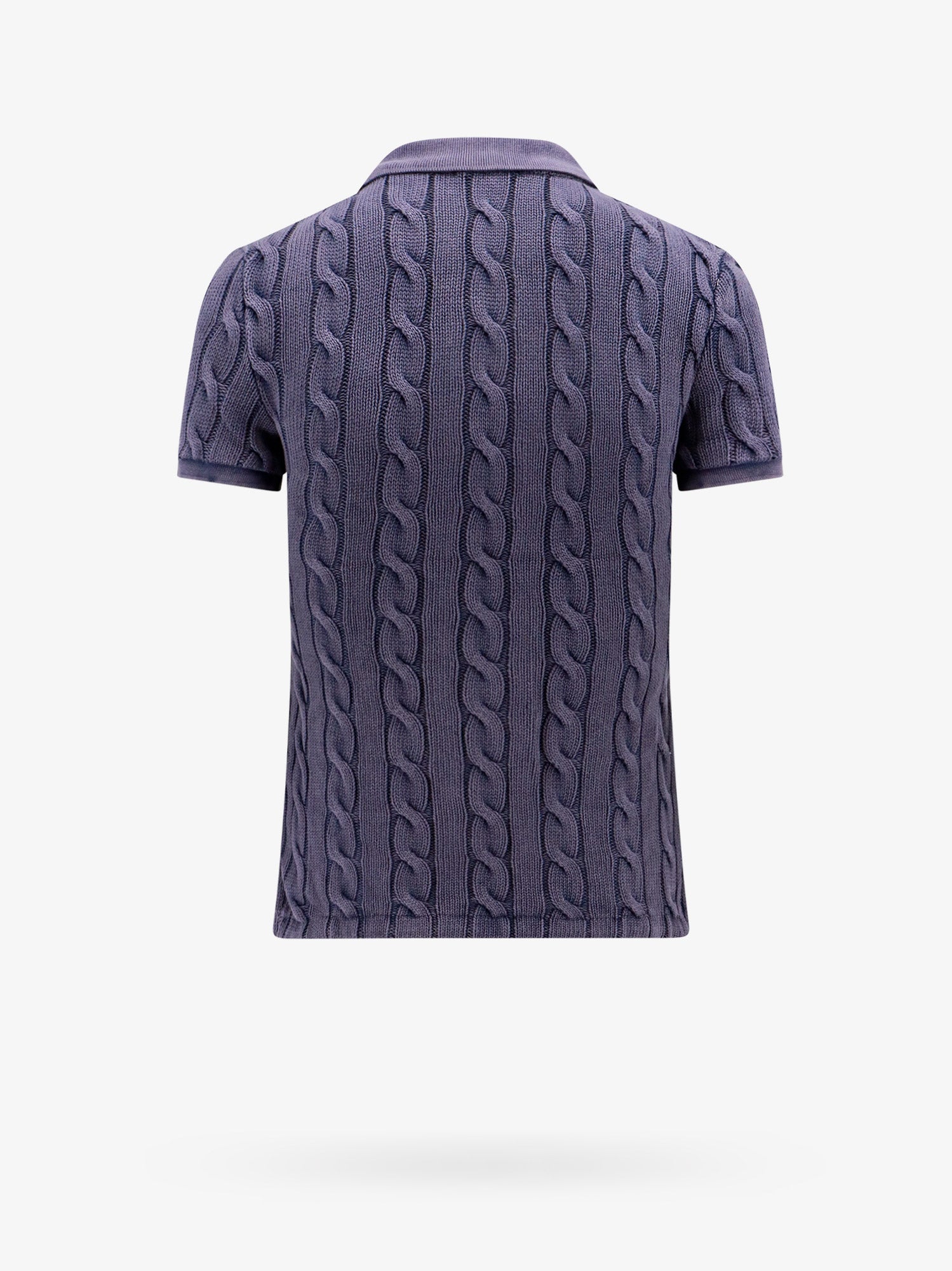 Polo majica Polo by Ralph Lauren Women's Cable-Knit Polo Shirt by Polo Ralph Lauren Lila | 211943010002, 1
