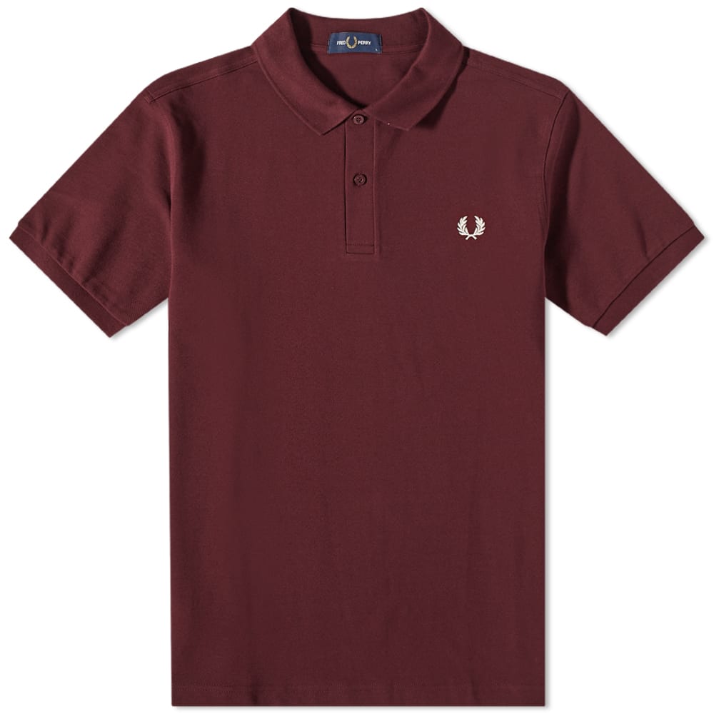 Polo majica Fred Perry Authentic Plain Polo Bordo | M6000-597, 0