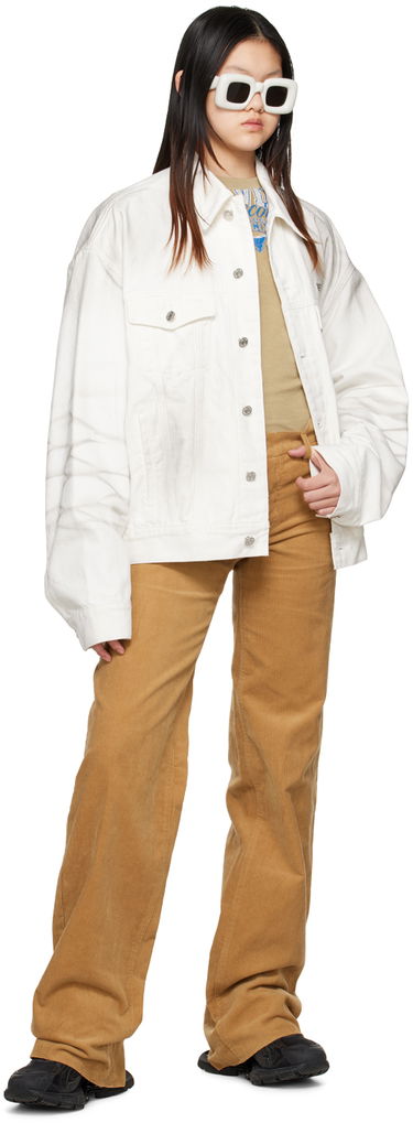 Hlače We11done We11done Wide Corduroy Trousers Rjava | WD-PT3-22-287-W-CM, 3