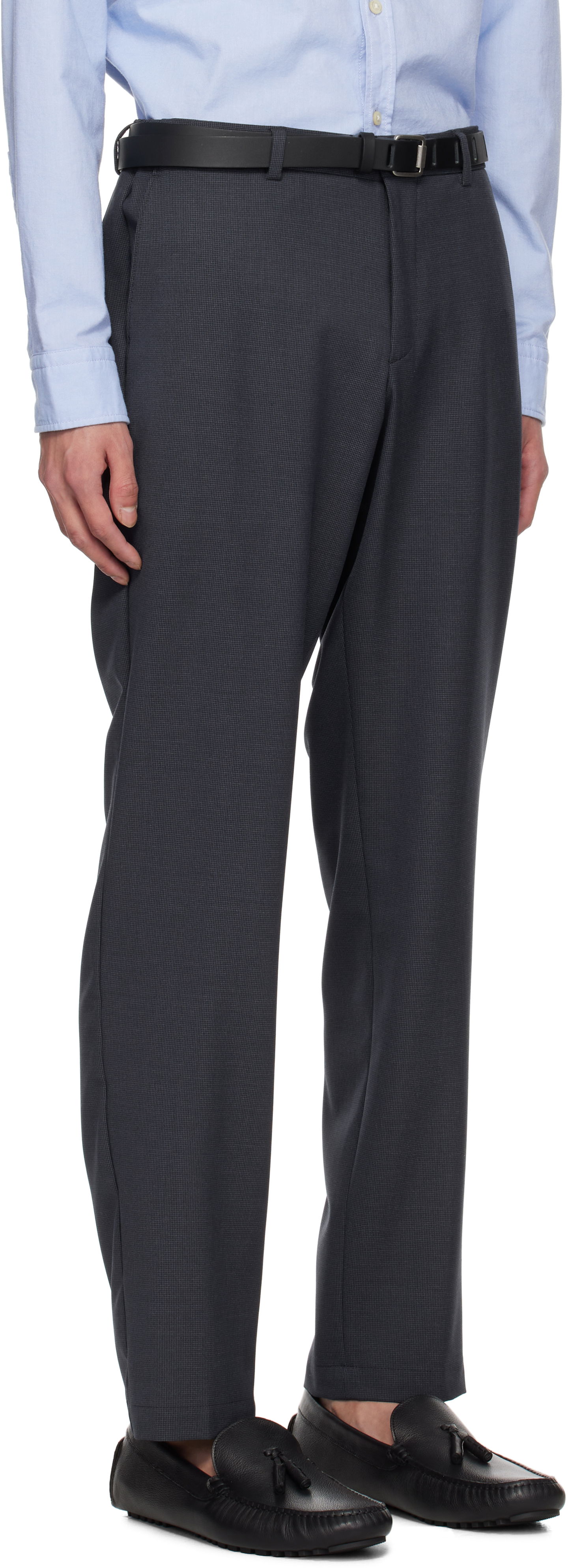 Hlače BOSS BOSS Houndstooth Dressletic Trousers Siva | 50534613, 1