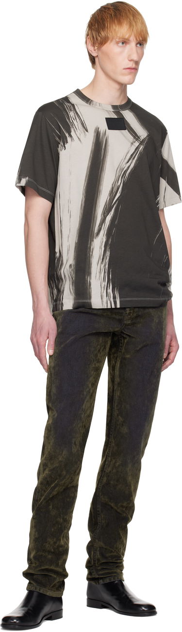 Majica Helmut Lang Helmut Lang Feather Print T-Shirt Siva | P02HM505, 3