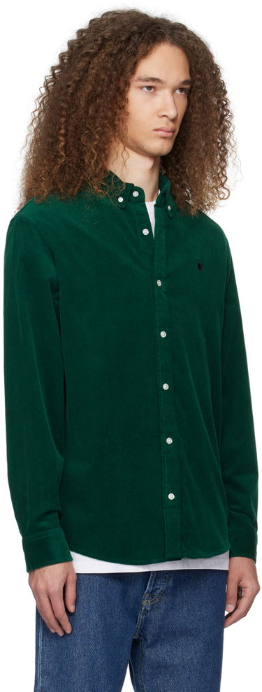 Srajce Carhartt WIP Corduroy Button-Down Shirt Zelena | I030580, 1
