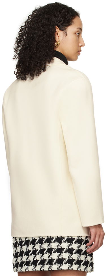 Jakna Anine Bing Anine Bing Women's Quinn Single-Breasted Blazer Bela | A-01-7073-150, 2