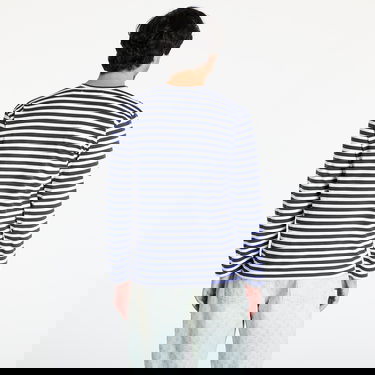 Majica Comme des Garçons Comme des Garçons PLAY Stripe Emblem Long Sleeve Tee Mornarica | AX-T806 NAVYxWHITE, 5