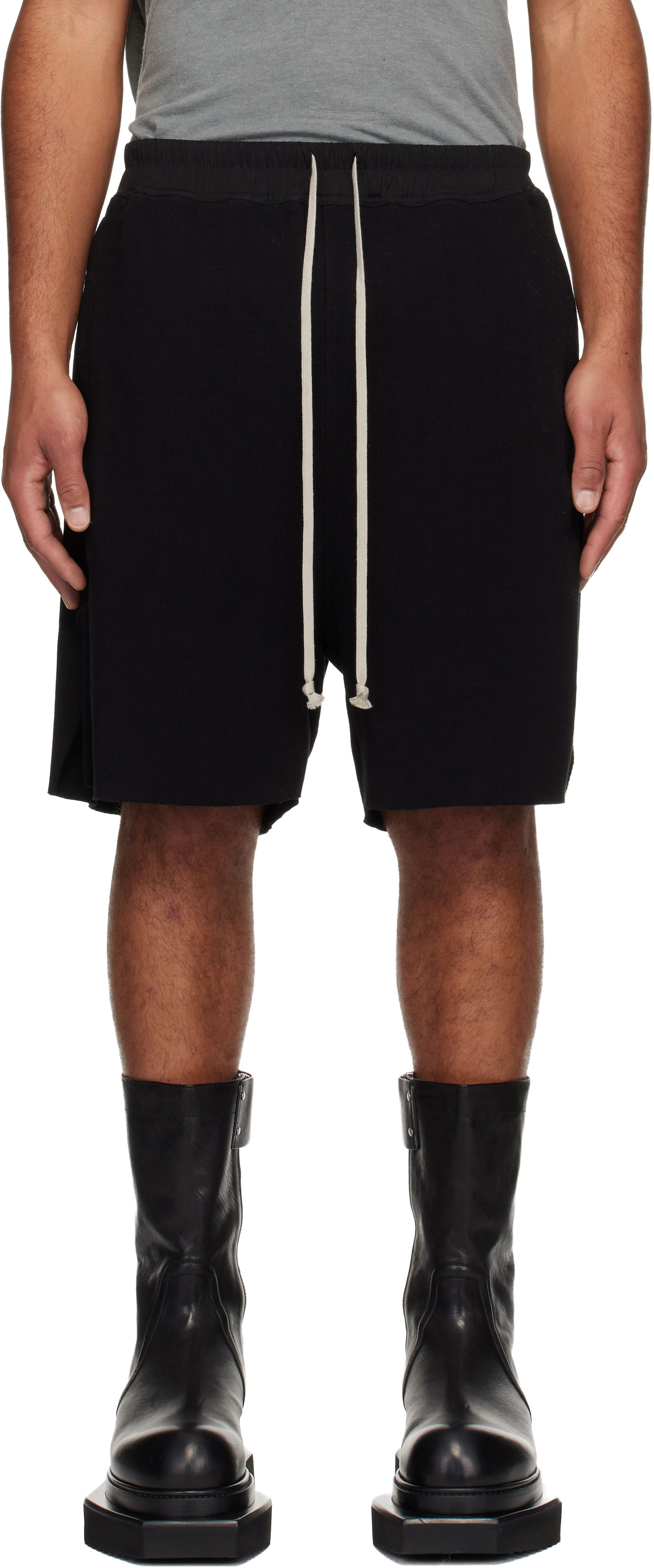 Kratke hlače Rick Owens Concordians Boxers Shorts Črna | RU02E1397 RJTC, 0