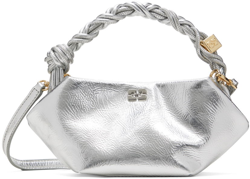 Torbica GANNI Mini Bou Bag Kovinski | A6595