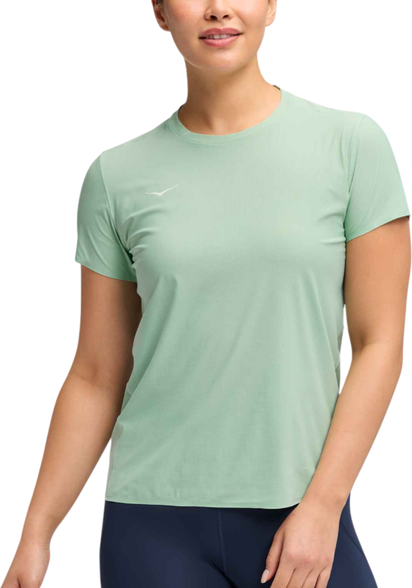 Majica Hoka One One Hoka Airolite 2.0 Short Sleeve T-Shirt Zelena | 1175774-jade