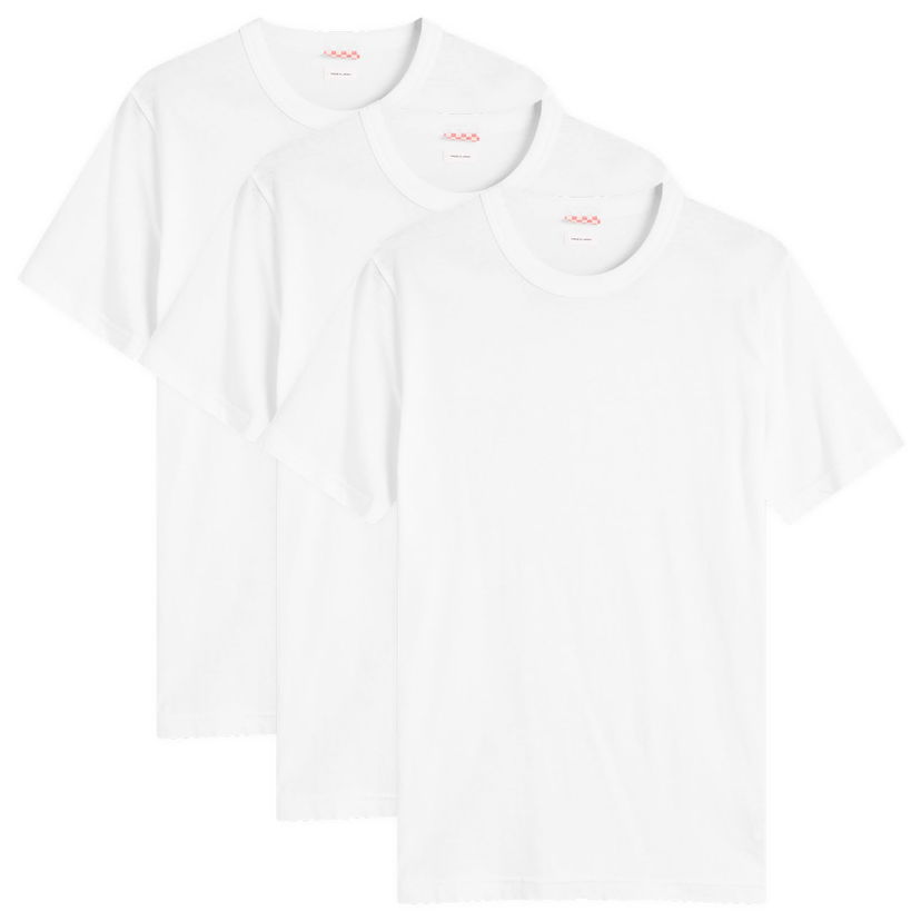 Majica visvim Sublig T-Shirt 3 Pack Bela | 0125205009001