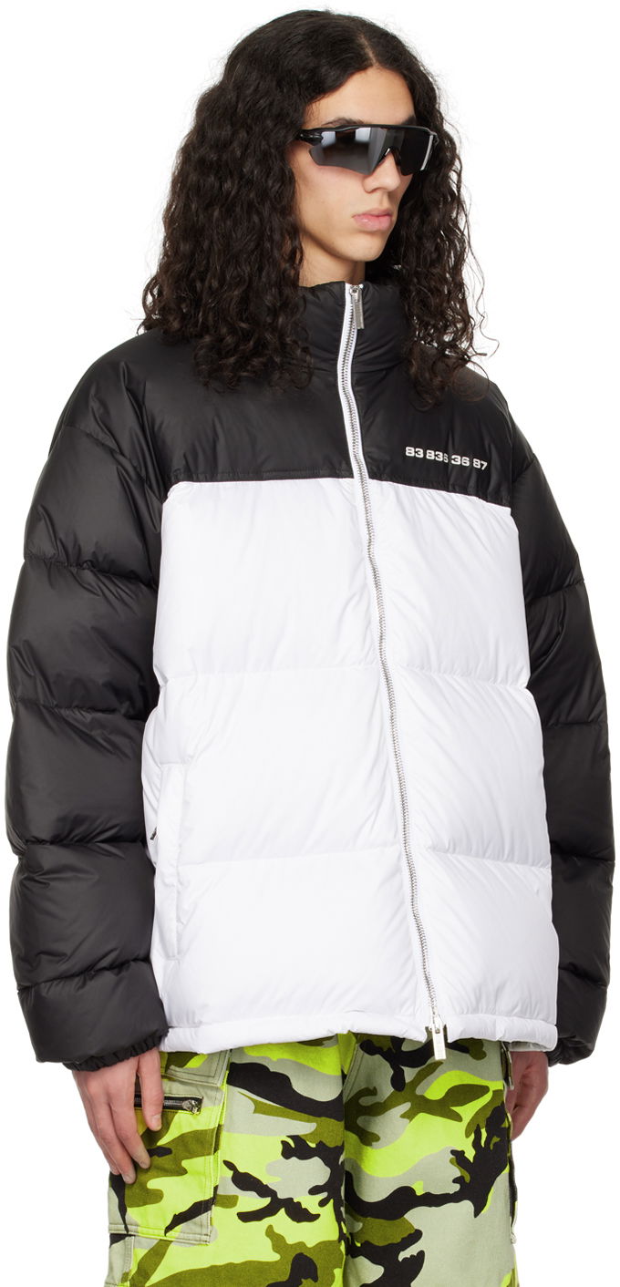 Puhovka VETEMENTS Colorblock Down Jacket Bela | VL14JA280W, 1
