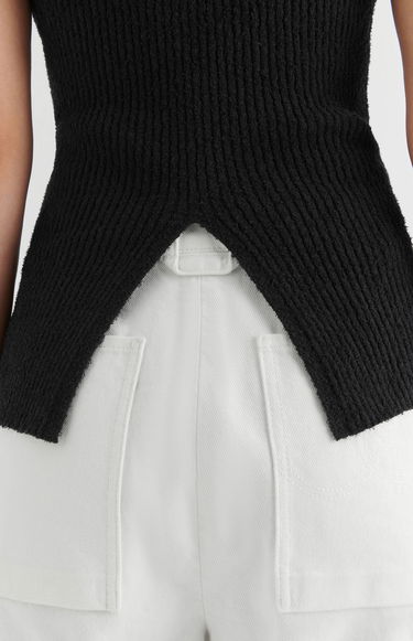 Majica brez rokavov AXEL ARIGATO Dime Strapless Top Črna | A2222001, 6