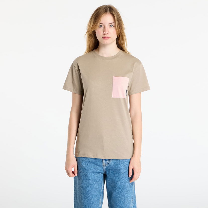 Majica Horsefeathers Pyper Top T-shirt with contrasting pocket Bež | SW957A
