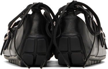 Oblačila Simone Rocha Simone Rocha Ghillie Grip Ballerina Flats Črna | BPT2 0777, 1
