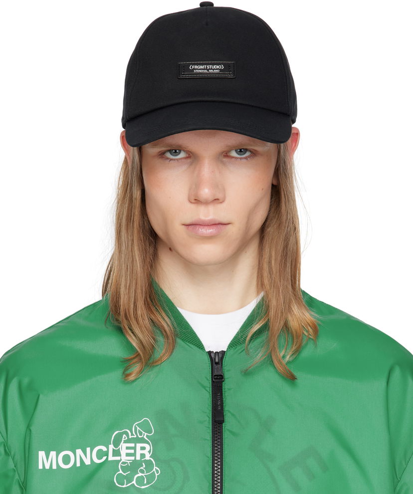 Kapa Moncler Moncler Genius x FRGMT Gabardine Baseball Cap Črna | K109U3B0000504863