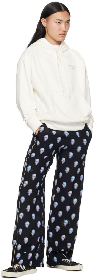 Pulover Stella McCartney Stella McCartney Printed Hoodie Bela | 6018463SPY76, 3