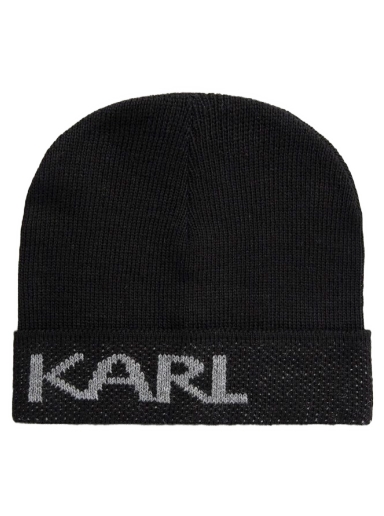 Beanie KARL LAGERFELD Beanie Črna | 512322.805601