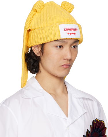 Beanie Charles Jeffrey Loverboy Chunky Rabbit Beanie Rumena | 43130502, 1