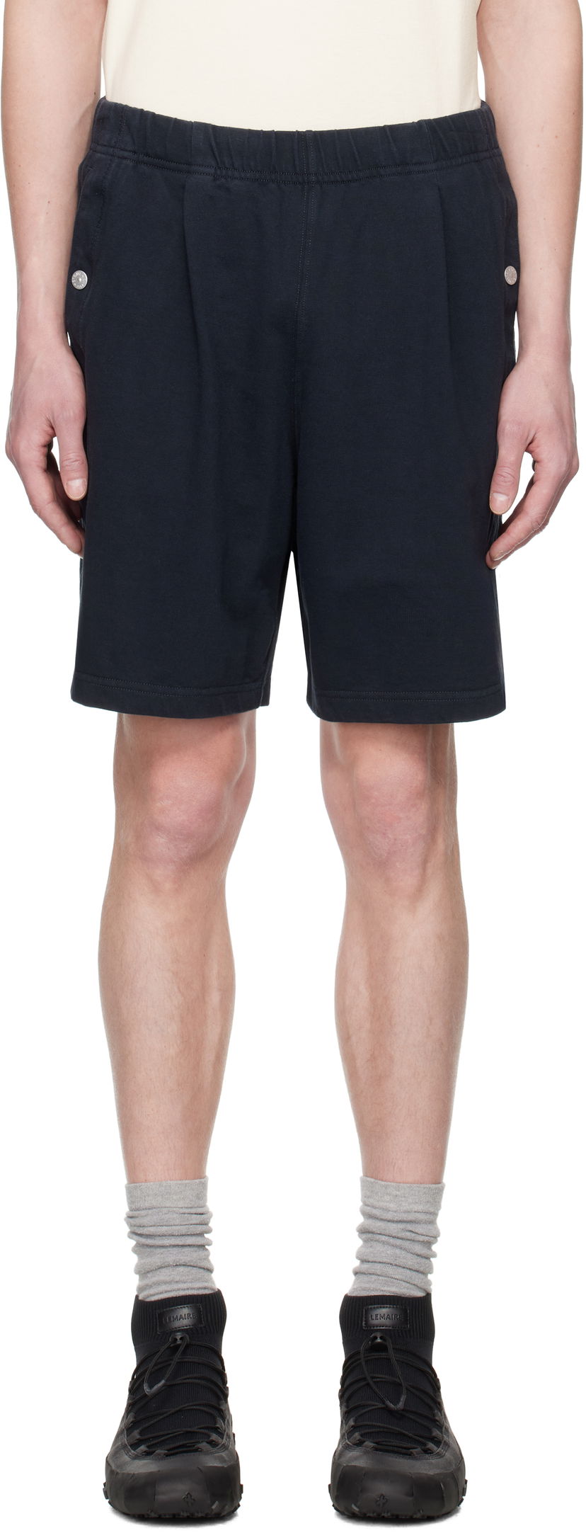 Kratke hlače Stone Island Stone Island Felpa Bermuda Shorts Mornarica | K1S15 6200006 S00X5