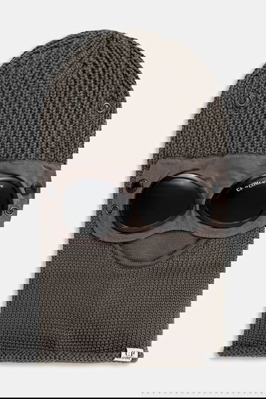 Beanie C.P. Company C.P. Company Knit Balaclava with Goggles Siva | 19CMAC740A005509A, 0