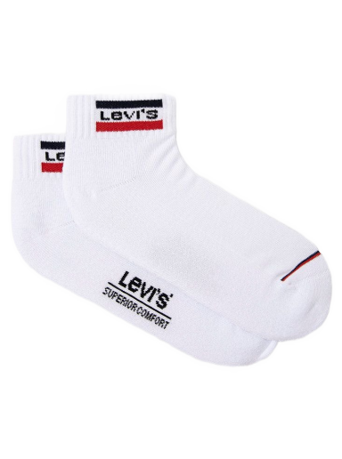 Nogavice Levi's ® Socks 2-pack Bela | 37157.0773