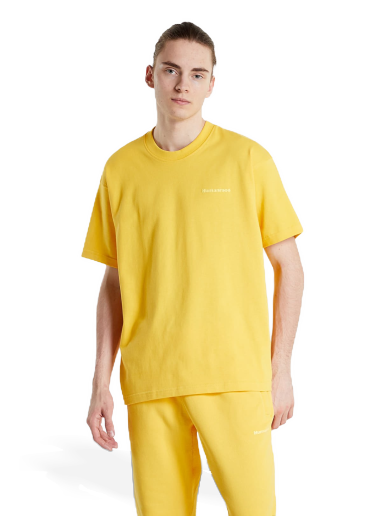 Majica adidas Originals Pharrell Williams x Basics Tee Bold Gold Rumena | HG1806