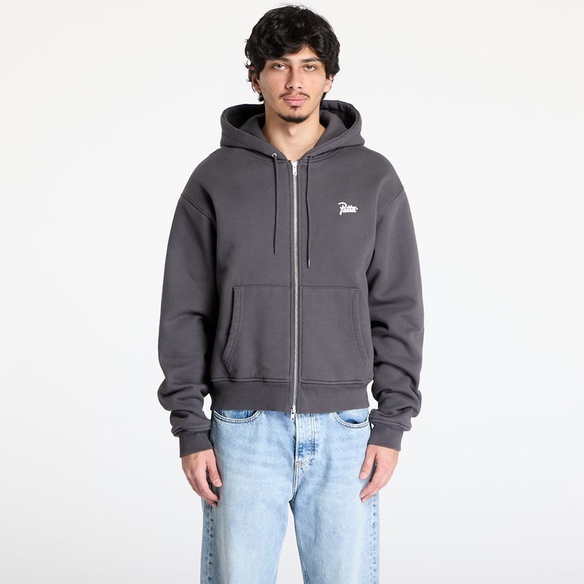 Pulover Patta Patta Classic Zip-Up Hoodie Siva | POC-BS25-2050-331-0001-180
